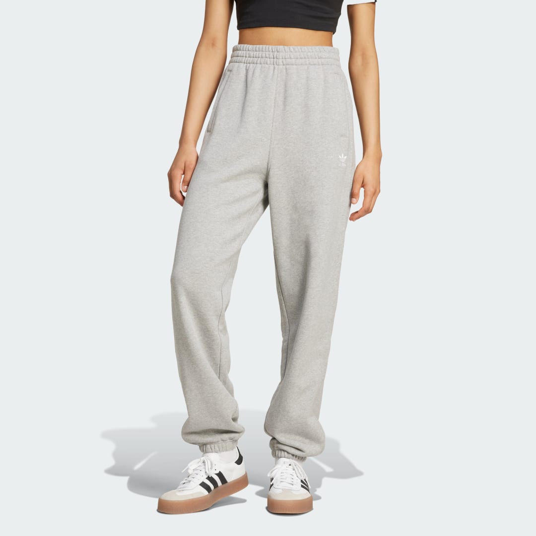 Detalle de Adidas Pantalón Essentials French Terry Gris