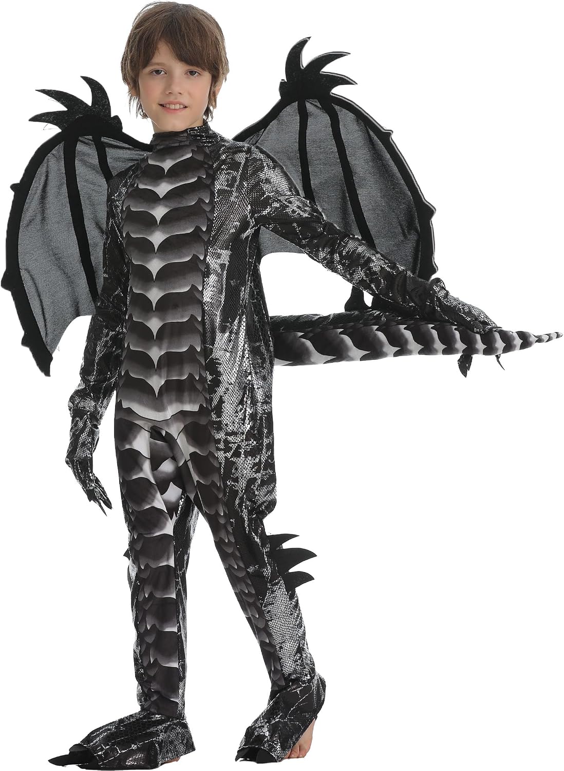 Detalle 2 de Corespe DRGN-25 Kids’ Dragon Costume Set with Tail and Mask