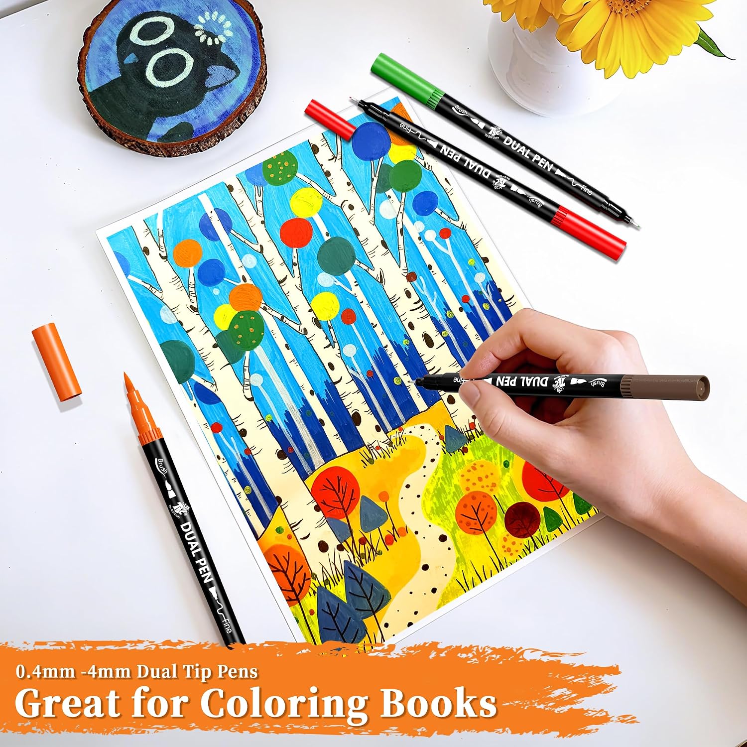 Thumbnail 3 de Dual-Tip Art Markers, 72 Colors
