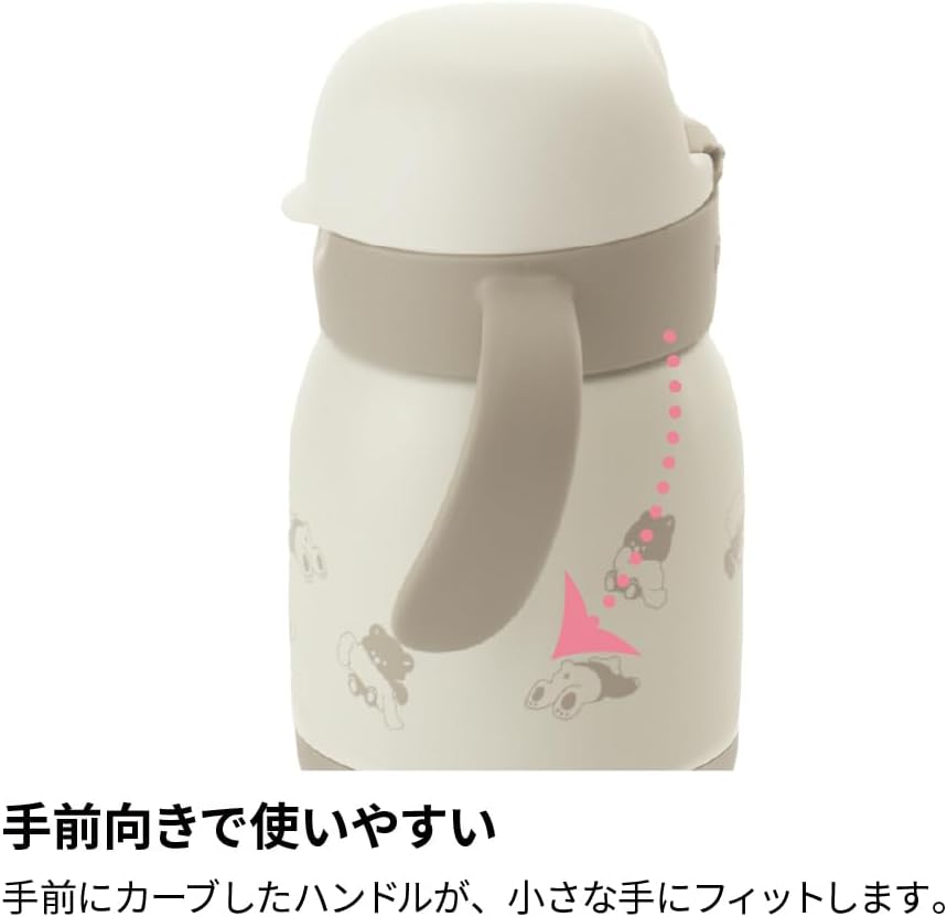 Detalle de リッチェル トライ のみやすい保冷コップマグR 300 くま|真空断熱・8カ月頃から