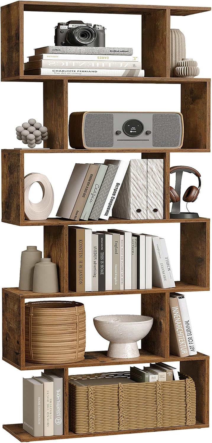 VASAGLE 6-Tier bookcase 24 x 70 x 191.6 cm