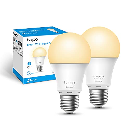 Detalle de Tapo L510E: Lampadina Wi‑Fi E27 9W dimmerabile 2700K (2 pezzi) con controllo vocale