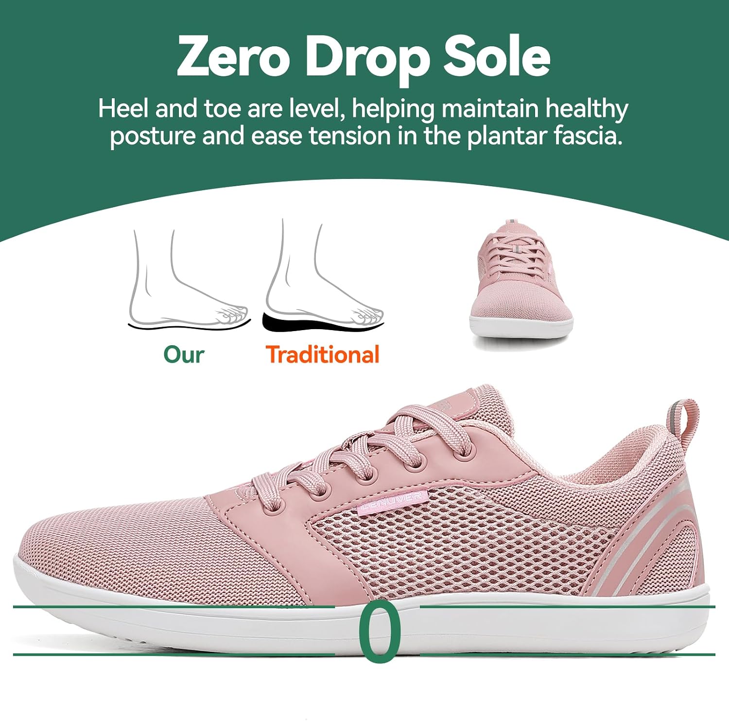 Thumbnail 2 de Gitzing Barefoot Shoes Unisex Wide Trail