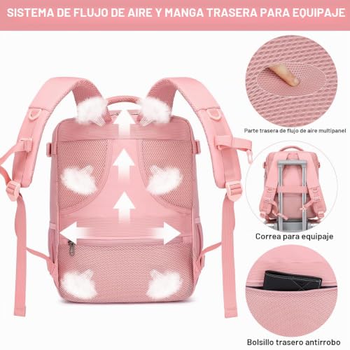 Thumbnail 6 de Mochila de Cabina LIGSAN 40x30x20 cm: 24L, 15.6" laptop, impermeable, para viajar ligero