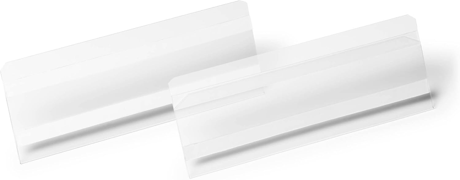 Thumbnail 4 de Durable Etikettentasche Hard Cover selbstklebend 1/2 A5 quer (118219), Packung mit 10 Stück
