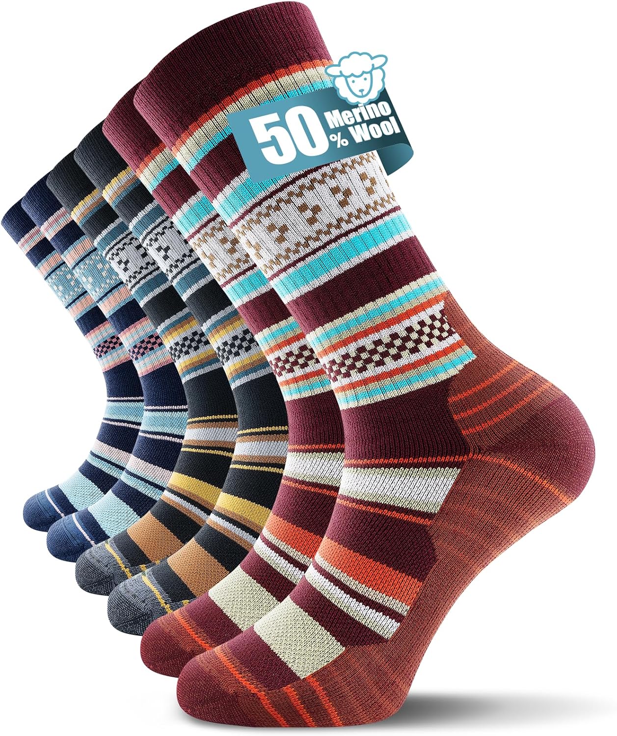 Detalle de Merino hiking socks 3 pairs by TANSTC