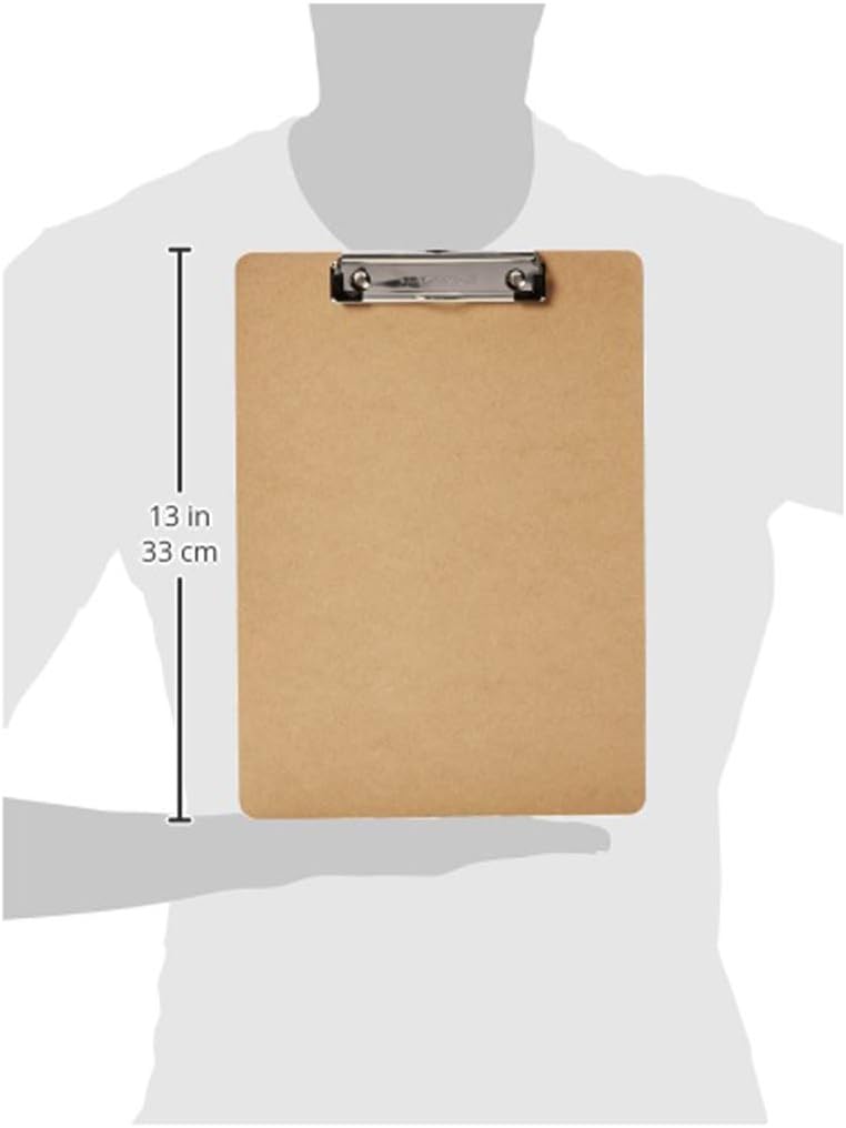 Thumbnail 5 de Amazon Basics Hartplatten-Klemmbrett – 10er-Pack, Braun