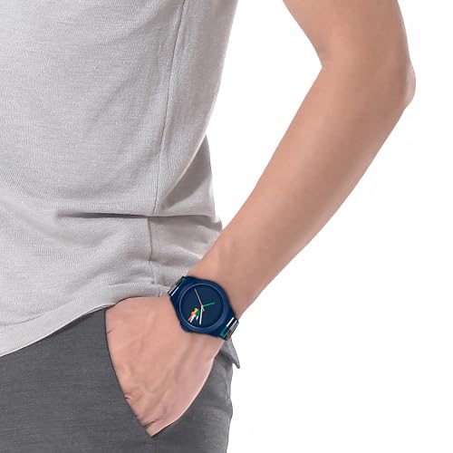 Thumbnail 3 de Lacoste Reloj Analógico de Cuarzo para Hombre NEOCROC 42 mm con Correa de Silicona Azul Marina