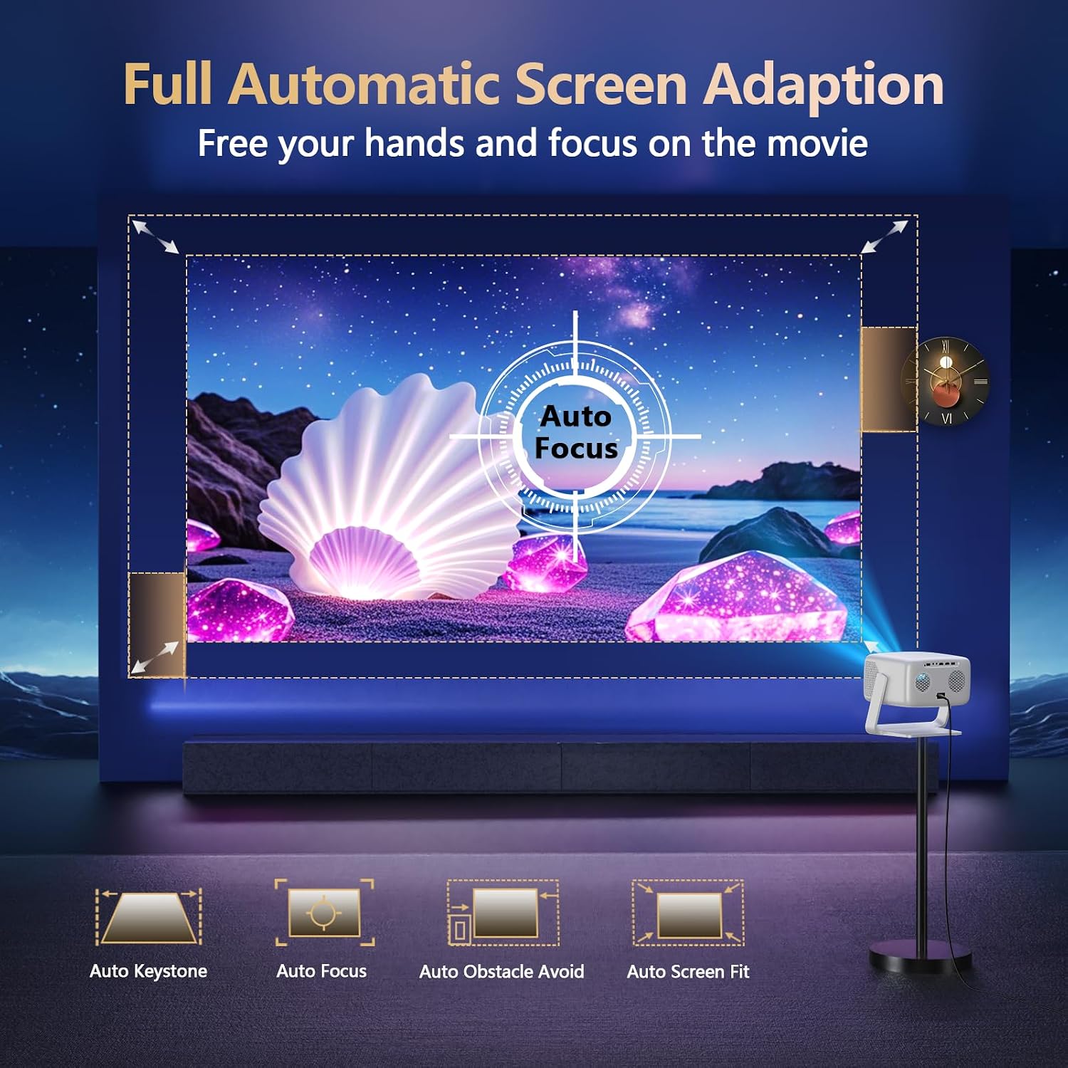 Thumbnail 6 de Goiaey Short-Throw Projector, GO2