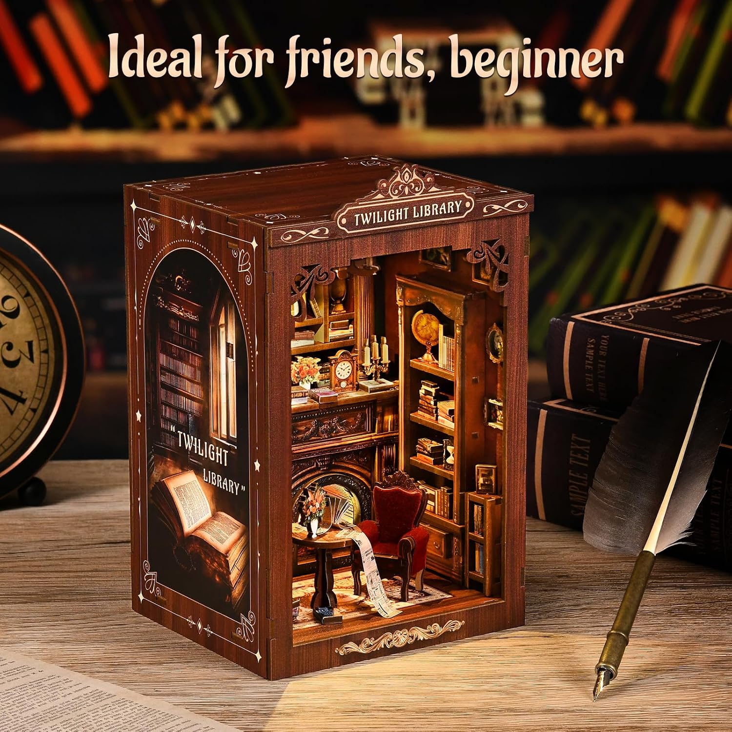 Thumbnail 5 de Book Nook Kit DIY 3D Puzzles