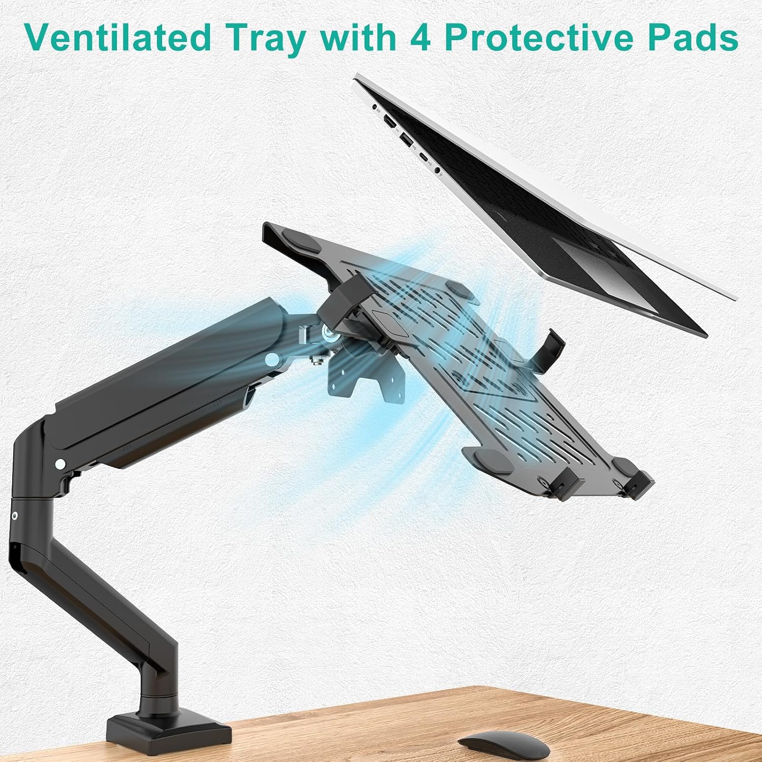 Thumbnail 5 de WALI GSMP001NLP monitor arm 2-in-1