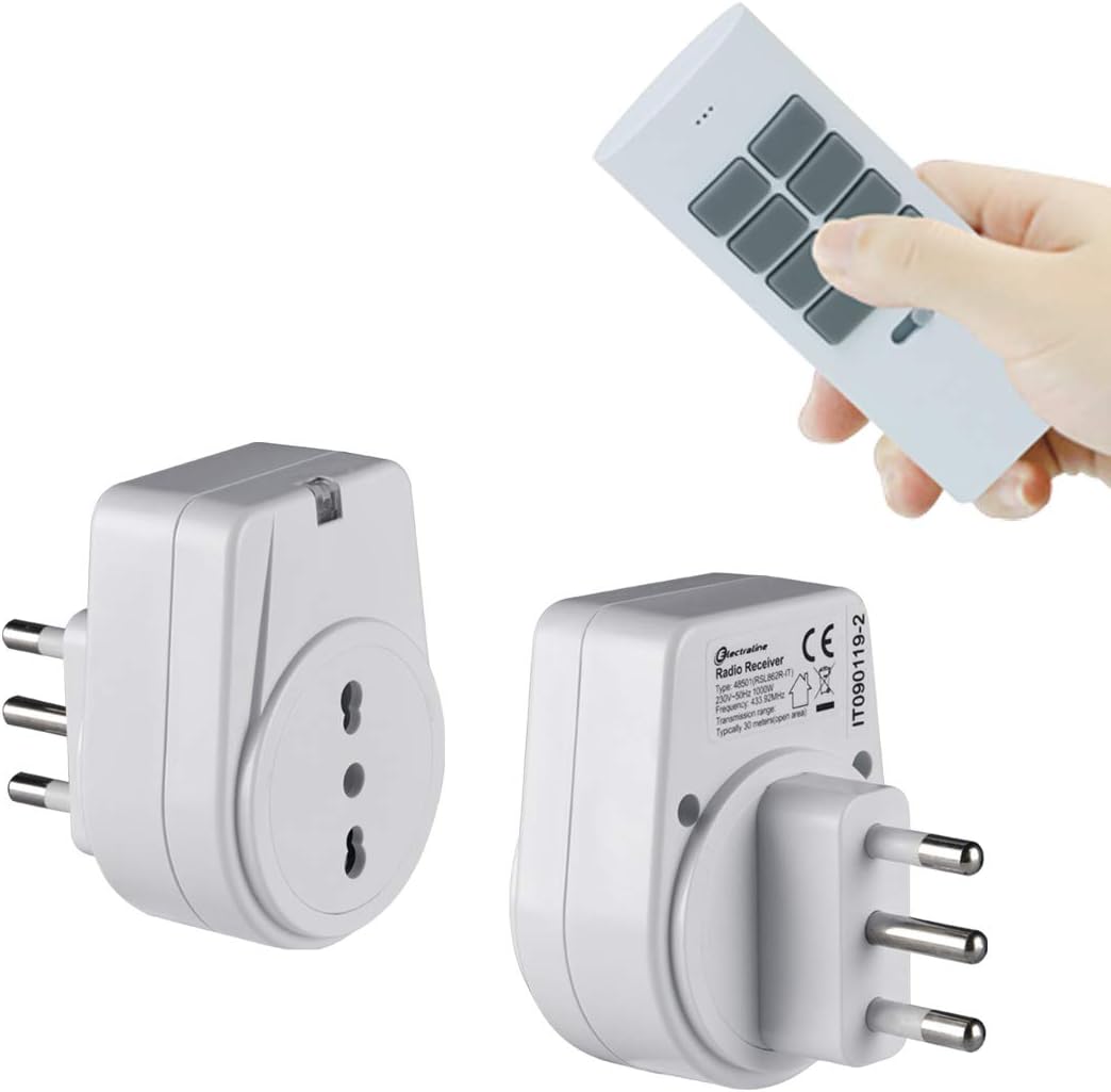 Thumbnail 1 de Electraline 48501 Prese Elettriche Radiocomandate