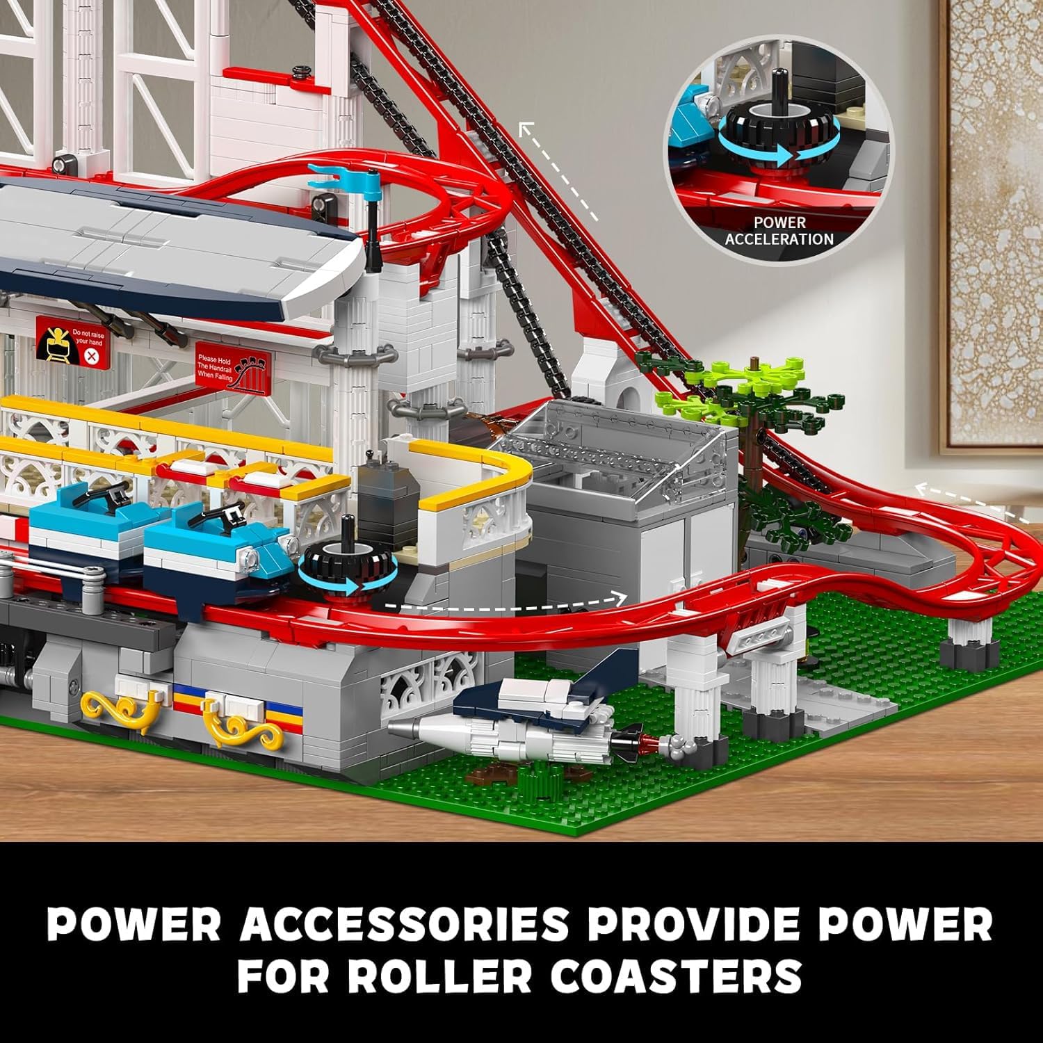 Thumbnail 3 de Mould King 11014 Großes Achterbahn-Modell 3646 Teile 🎢