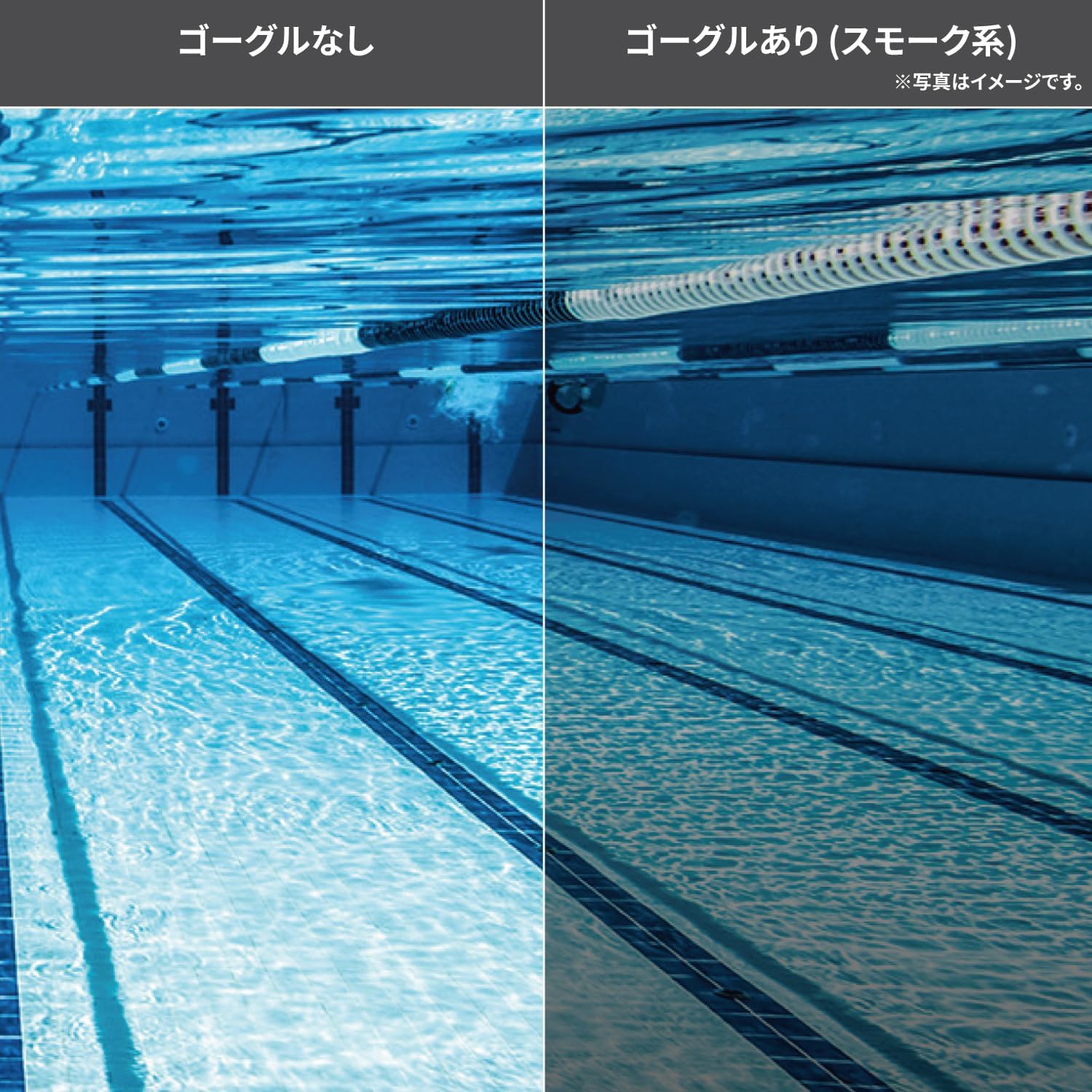 Detalle de SWANS AQUALIGHTNING SR-3re レーシングゴーグル クッション付き・ミラーレンズ