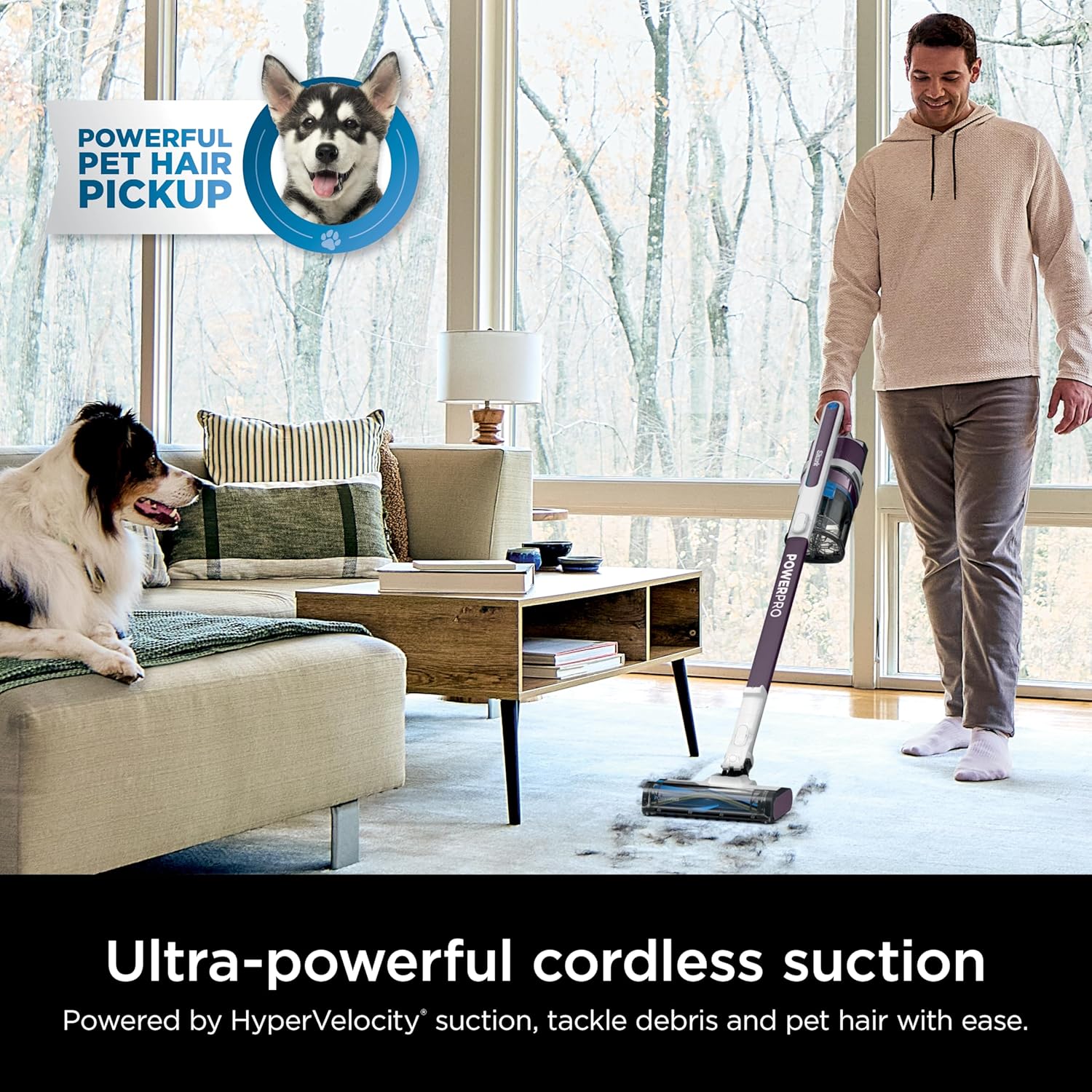 Detalle 2 de Shark IZ370HC PowerPro Cordless Stick Vacuum with FloorDetect and HEPA Filtration