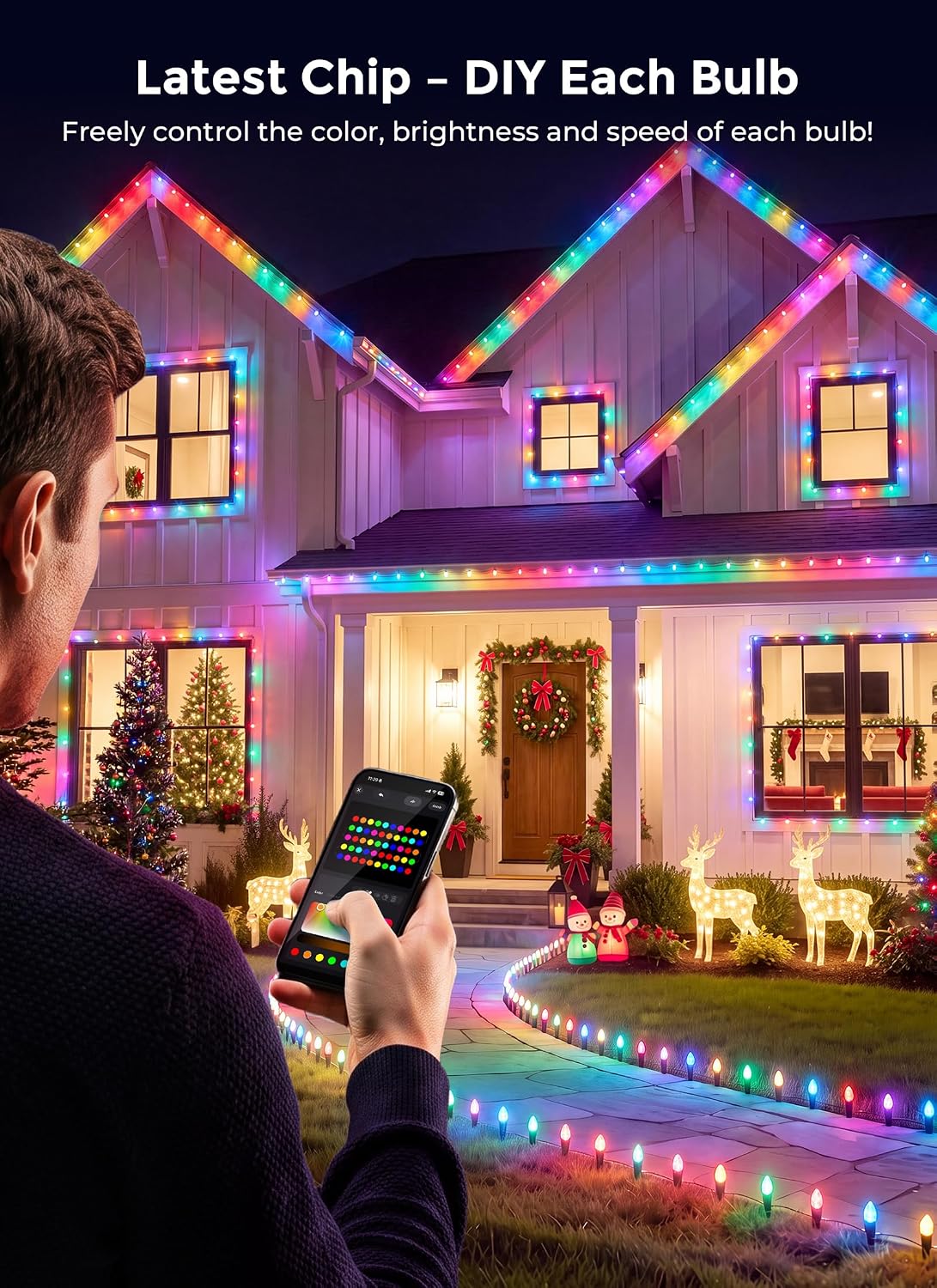 Detalle de Minetom C9 Christmas Lights 115FT
