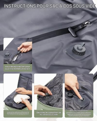 Thumbnail 8 de SZLX Sac à Dos Sous Vide Voyage 40x30x20 — Bagage cabine et Compartiments dédiés