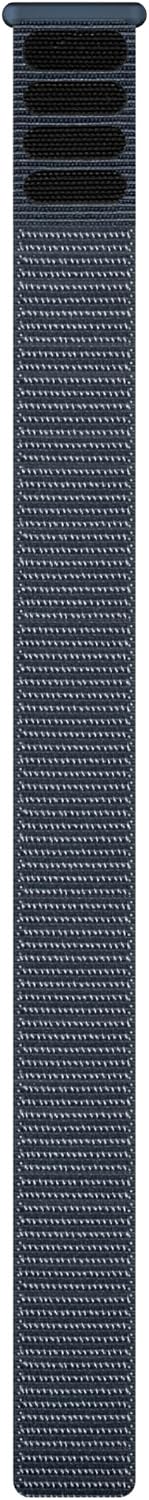 Detalle de Garmin UltraFit Watch Straps (22mm) – Lightweight Nylon, Granite Blue