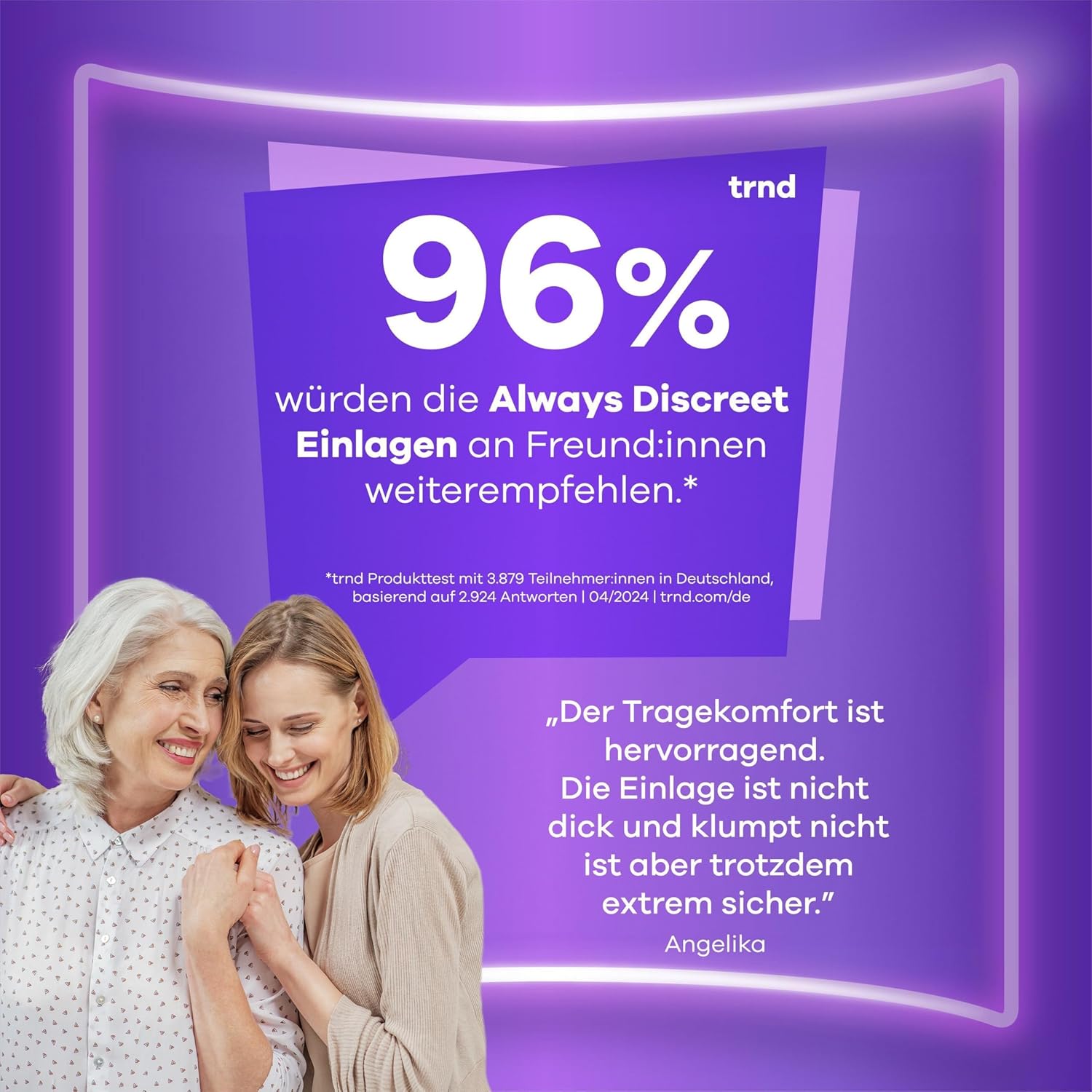 Thumbnail 6 de Always Discreet Inkontinenzeinlagen Normal – 96 Binden (4 x 24 Stück) Monatspaket