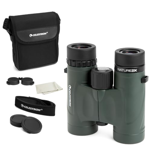 Detalle de Celestron 71330 Nature DX 8x32 jumelles BaK-4 vertes đź”