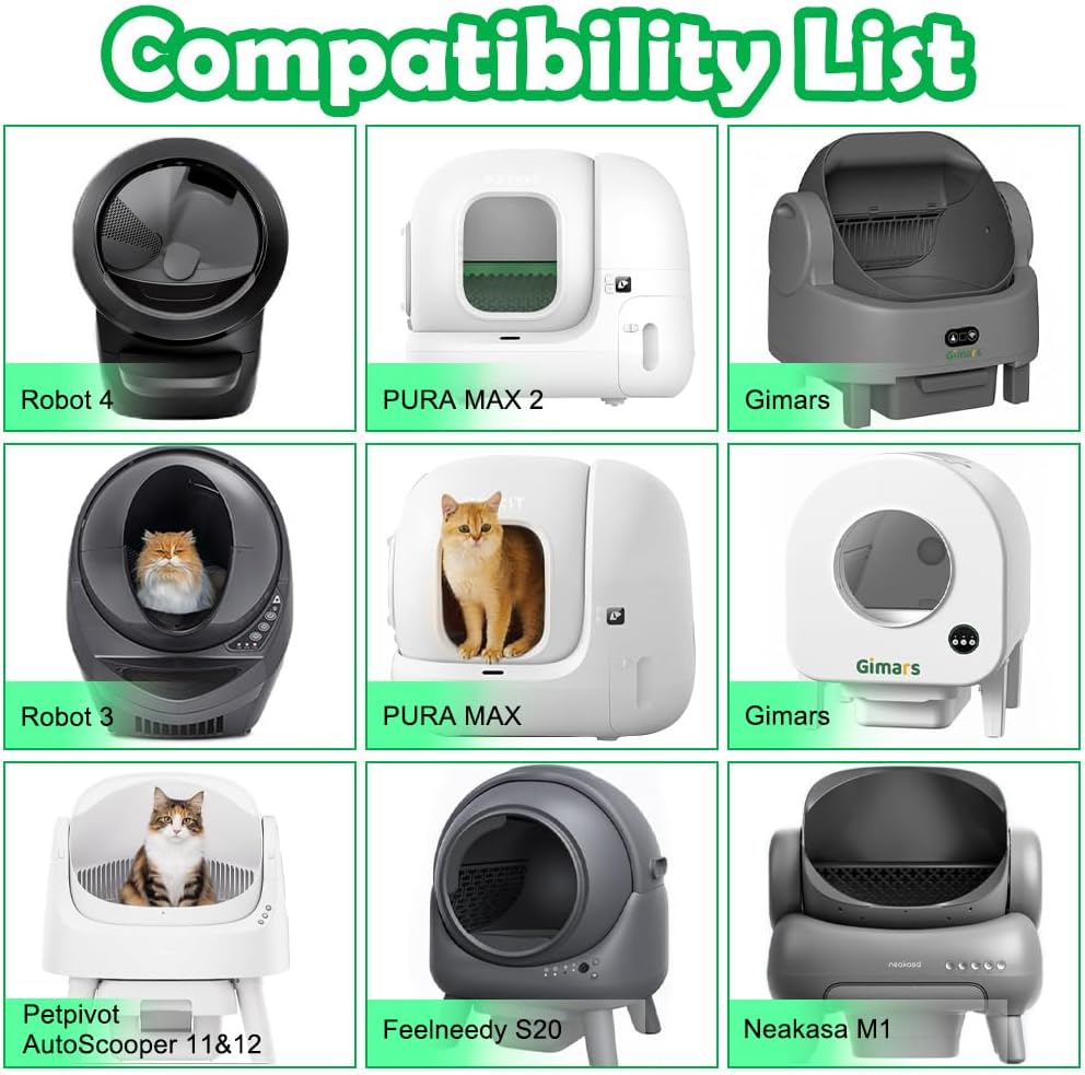 Thumbnail 1 de SZEE 120 Pack Large Self‑Cleaning Cat Litter Tray Liners 🐱