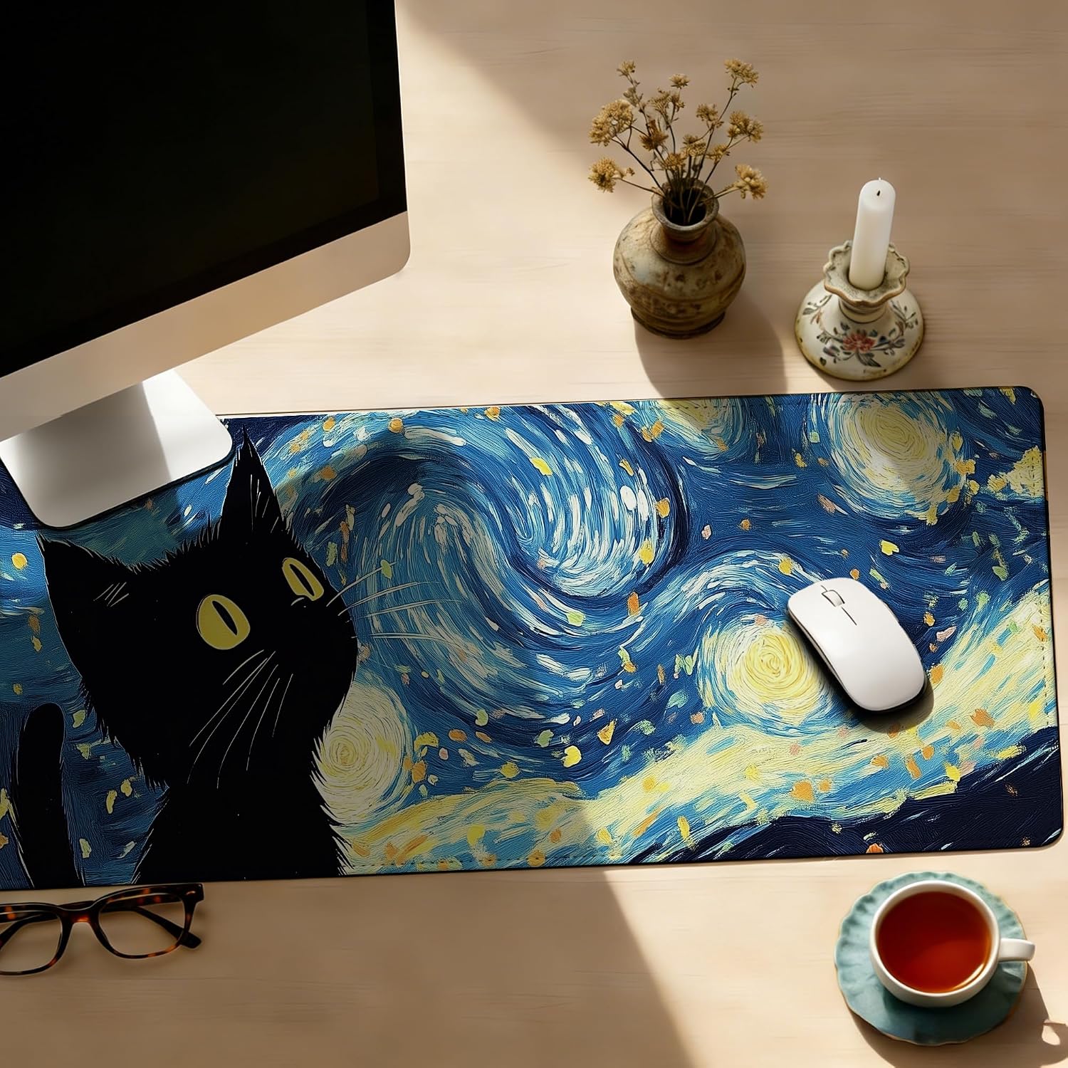 Detalle de WSAOTERK Mouse Pad, 35.4 x 15.7 Inches