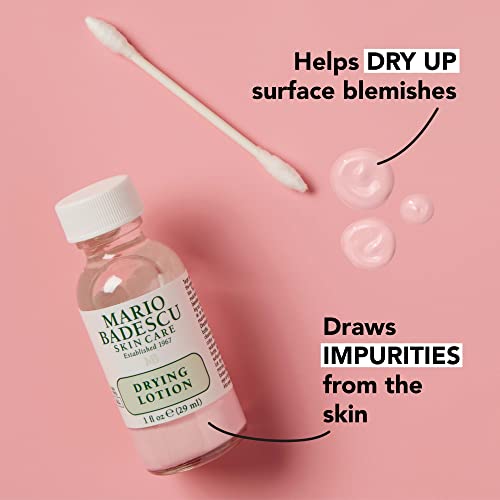 Detalle 2 de Mario Badescu Drying Lotion for All Skin Types – Overnight Spot Treatment with Salicylic Acid and Sulfur