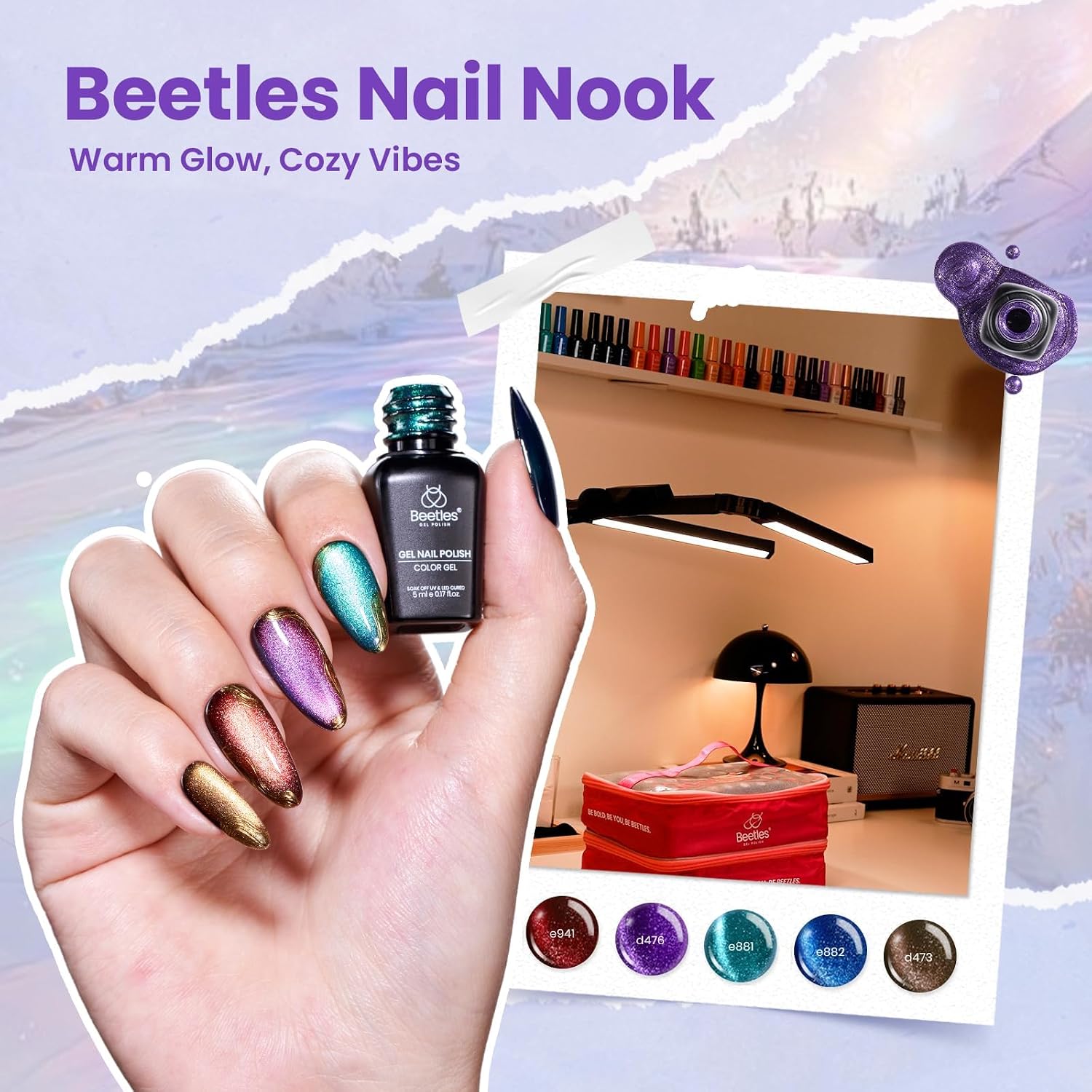 Thumbnail 4 de Beetles Nail Nook 119 PCS Gel Polish Set 💅