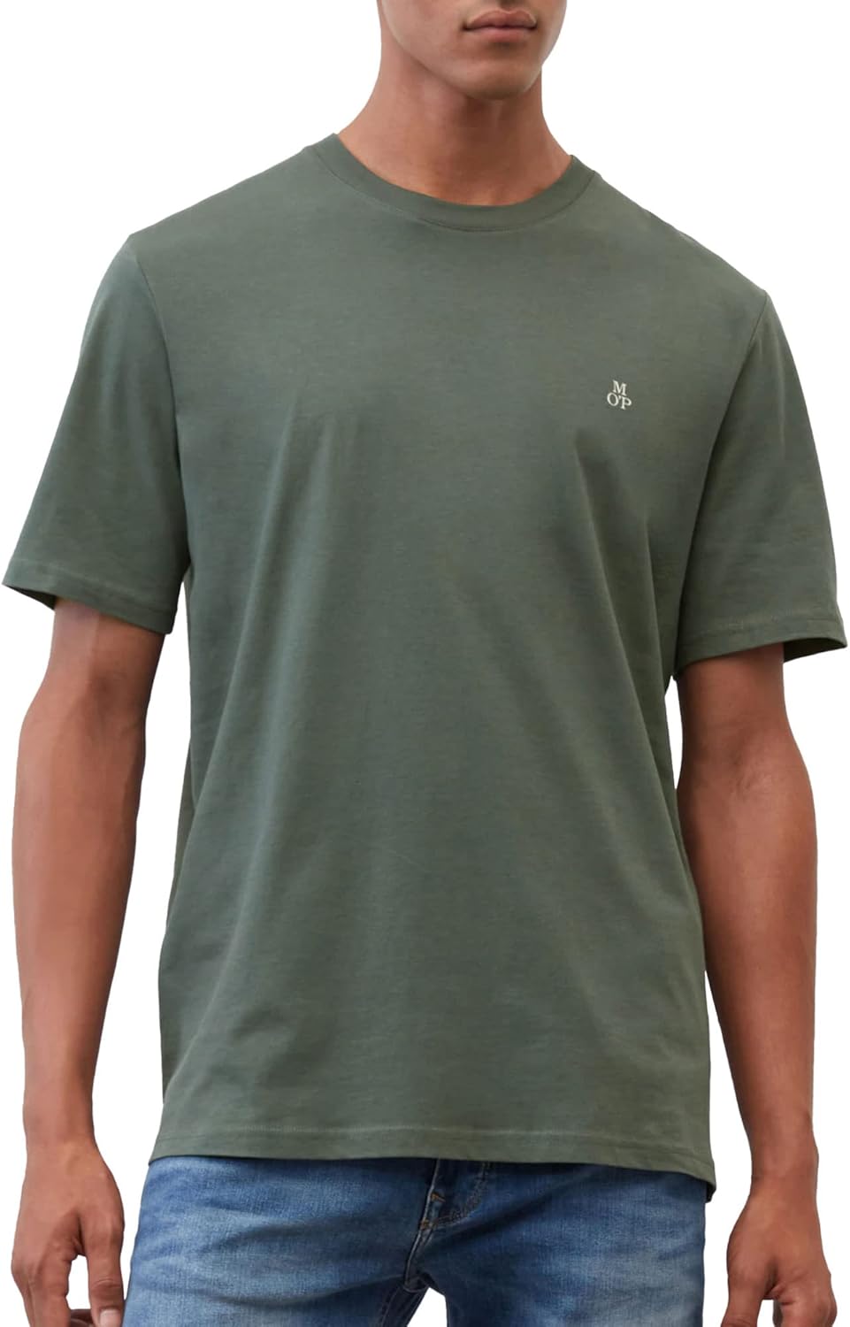 Thumbnail 6 de Marc O’Polo Herren T-Shirt 51556 mit Rundhalsausschnitt aus Bio-Baumwolle (1er Pack)