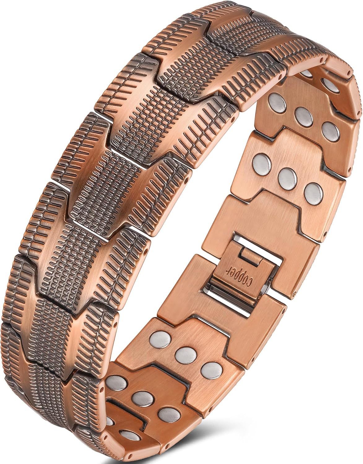 Detalle de Jeracol copper magnetic bracelets, 3X