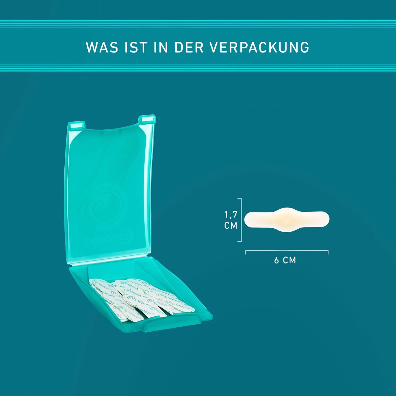 Detalle de Compeed Hühneraugenpflaster Medium Doppelpack – Hydrokolloid gegen Hornhaut am Fuß, 20 Pflaster