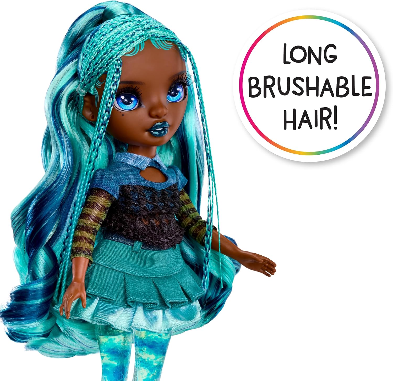 Detalle 2 de RAINBOW HIGH Sparkle & Shine Doll Misty – Poupée 28 cm avec Bulles magiques et accessoires