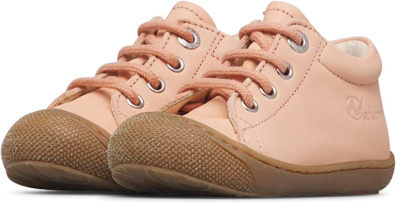 Detalle de Naturino Cocoon Nappa SPAZZ.Sole Honey Soft Peach: sneakers bambina per primi passi
