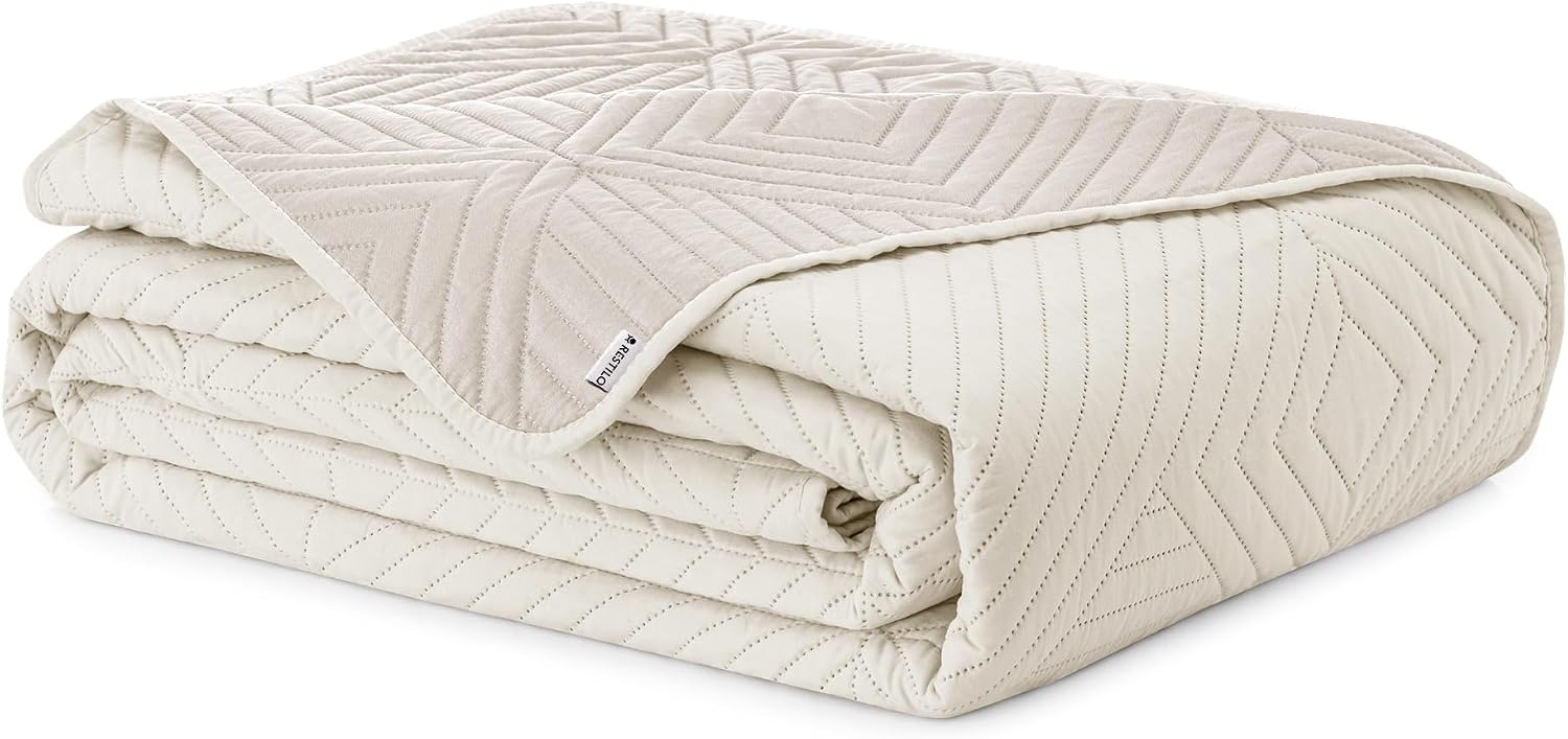 Thumbnail 4 de RESTILO BEDS/AH/SOFTA/CREAM+L.BEIGE/240x260 sprei 240 x 260 cm in polyester