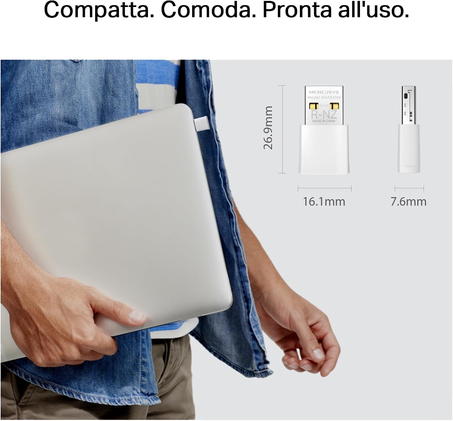 Thumbnail 5 de Mercusys TP-Link MA60XNB Chiavetta Wi‑Fi AX900 per PC