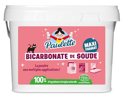 Detalle 2 de Paulette - Bicarbonate de Soude, Nettoyant Multi-Usage Authentique 4 kg