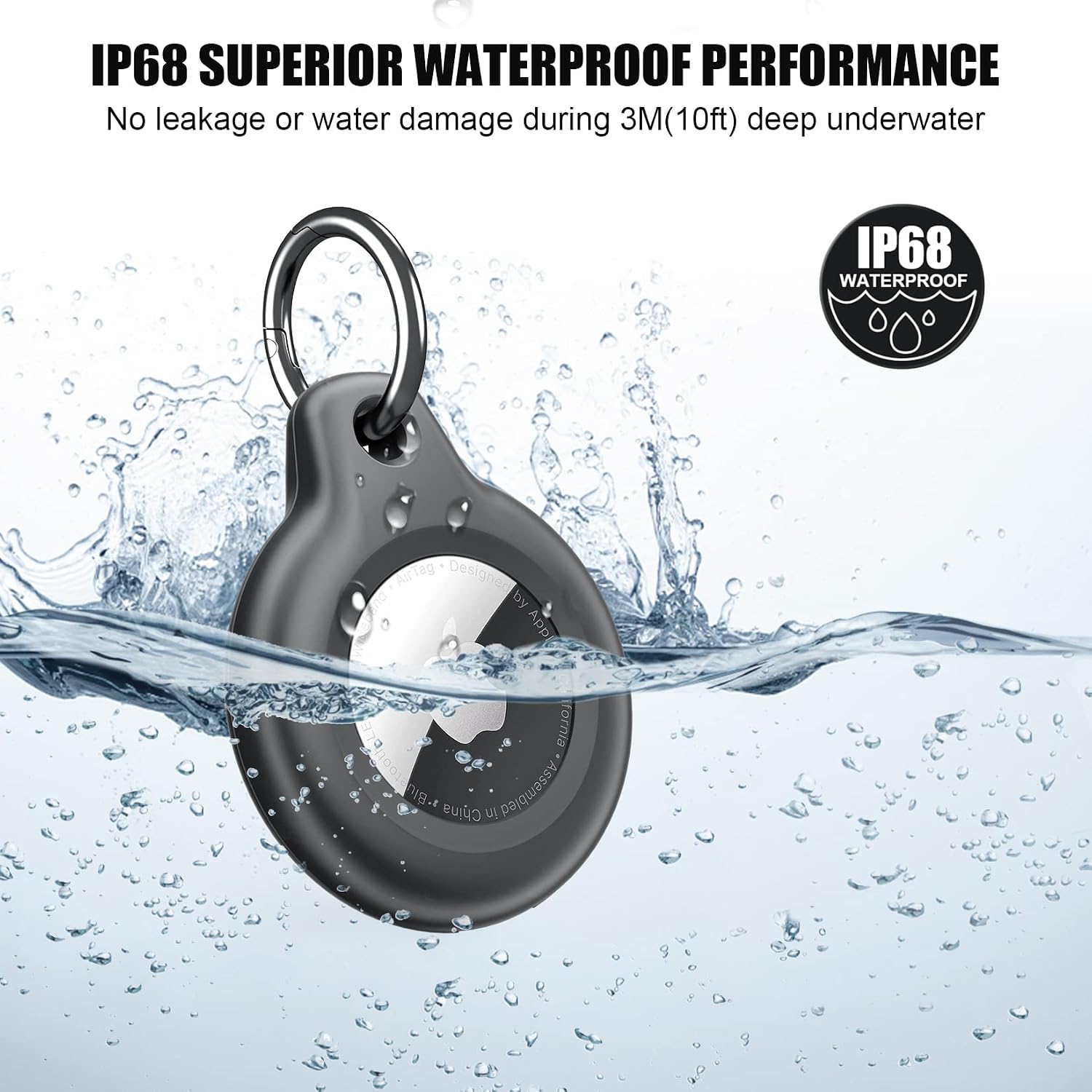 Detalle 2 de Supfine Airtag Holder Waterproof 2-Pack
