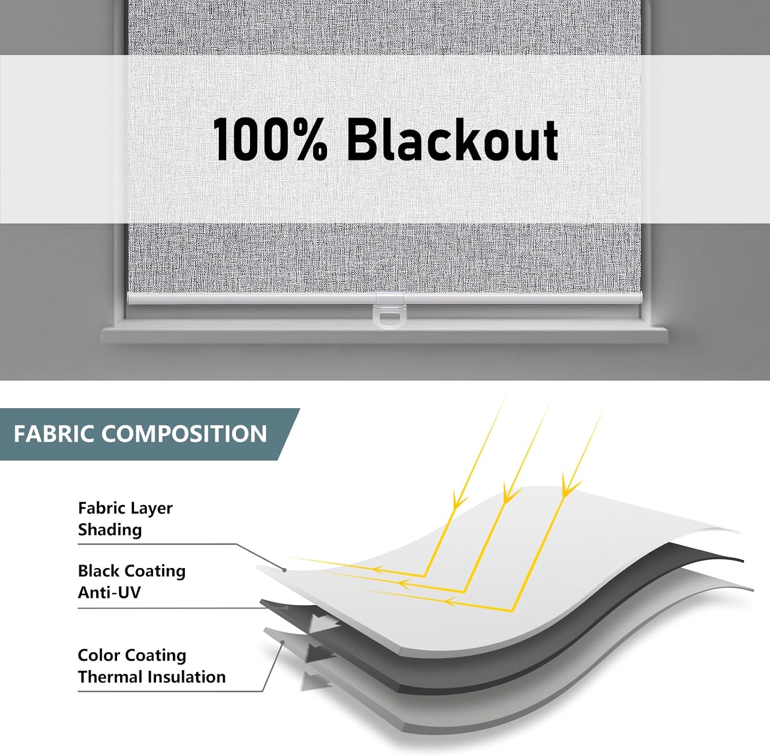 Thumbnail 4 de AOSKY Cordless Roller Shade 32 in