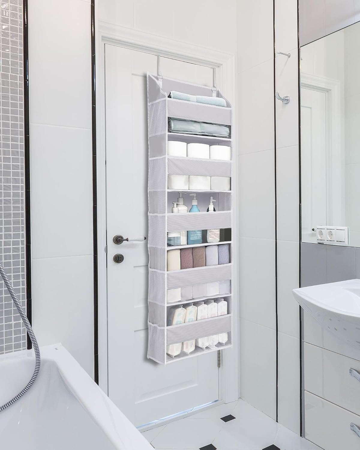 Detalle 2 de ULG Over Door Organizer 5 Large Pockets 44 lb