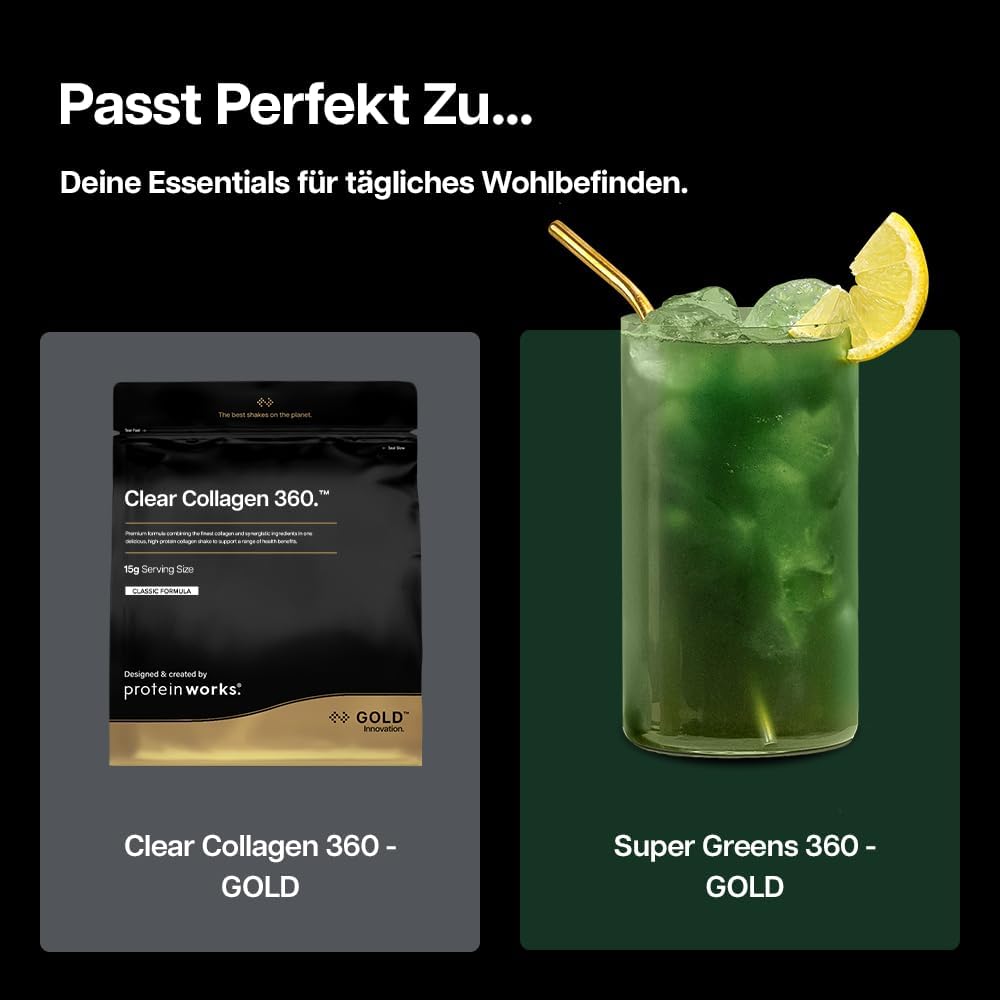 Thumbnail 6 de Protein Works Super Greens 360 – GOLD Innovation, 500 g, vegan, Apfel & Zitrone
