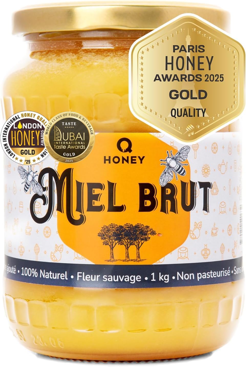Miel brut de fleurs sauvages 1kg 🍯