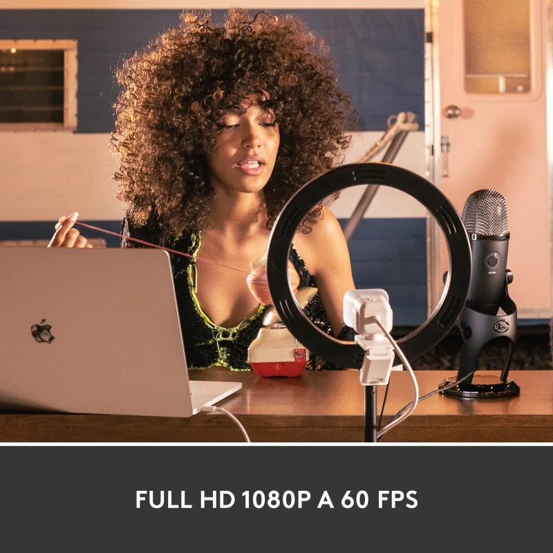 Thumbnail 1 de Logitech StreamCam: webcam USB-C Full HD 1080p a 60 FPS, blanco