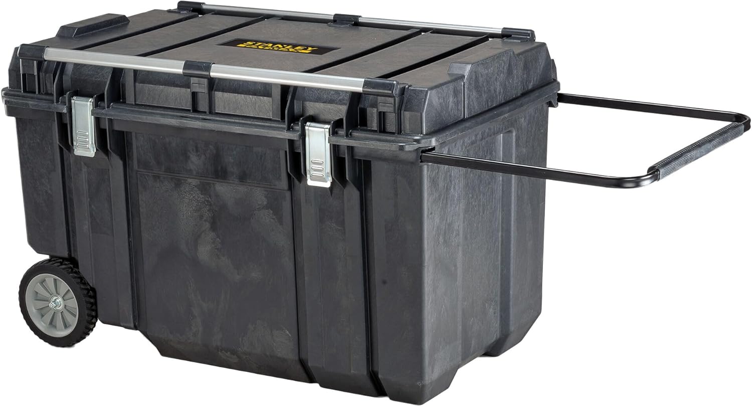 STANLEY FATMAX Vasca con Ruote 240 L FMST1-75531: maneggevole e resistente per trasporti ingombranti