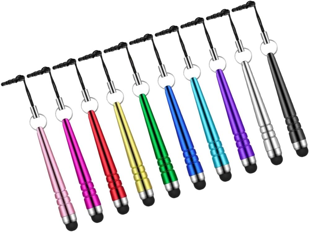 Detalle de UKCOCO Baseball Bat Capacitive Stylus Pens – 40 Pack in 10 Bright Colours