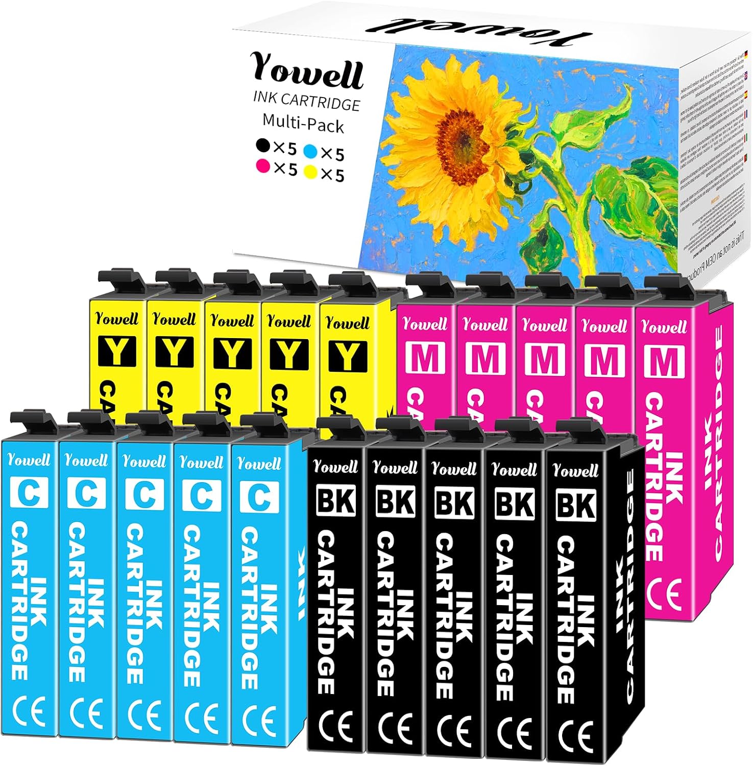 Thumbnail 6 de Yowell T0715 Multipack 10x Druckerpatronen