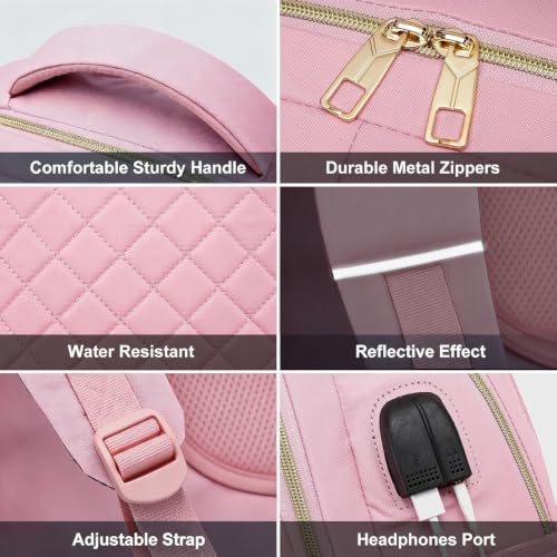 Detalle 2 de YAMTION School Backpack for Girls and Women: 35L Laptop Backpack with USB Port (15.6")