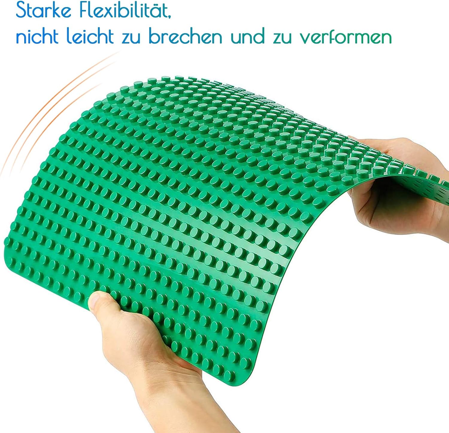 Thumbnail 2 de Celawork Große Bauplatte – 38 × 38 cm, kompatibel mit Duplo und vielen Markenbausteinen