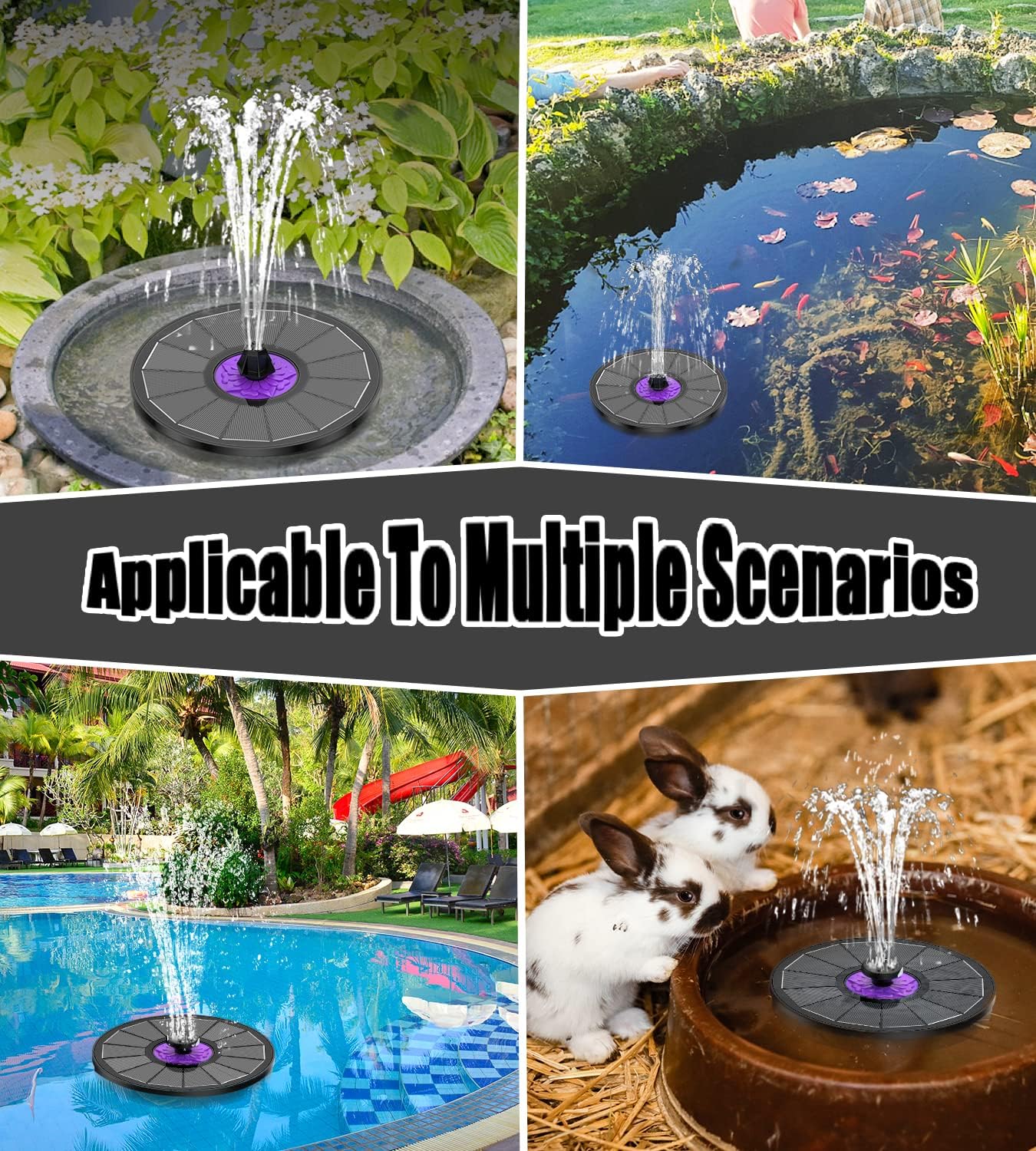 Thumbnail 5 de SZMP solar bird bath fountain 3.5W