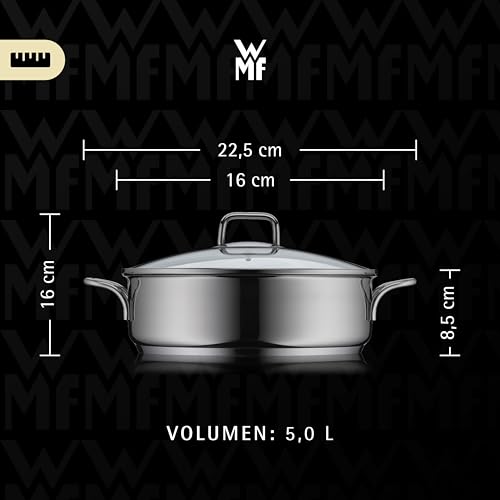 Thumbnail 2 de WMF Schmorpfanne 28 cm mit hohem Rand und Deckel – Induktions-Bräter 5,0 l