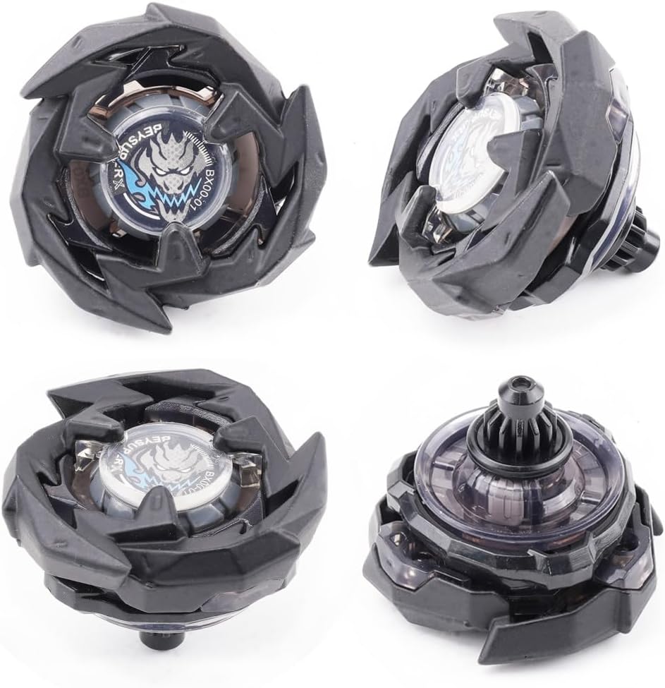 Detalle 2 de Cunjxtan CX01 X Battle Blades Spinning Top Set with 10 Tops and 2-in-1 Arena